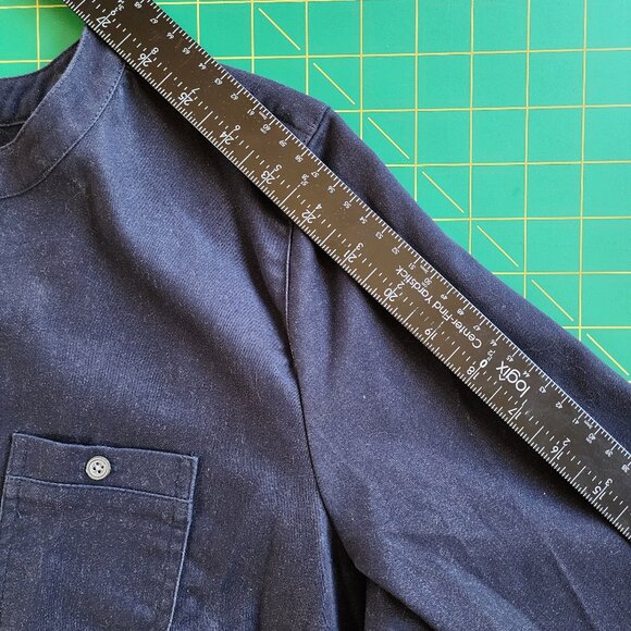 J Jill Dark Denim Tunic Shirt~LP - Picture 6 of 11